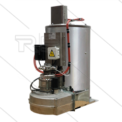 Brennerkammer - Tecno.mec - 13 bis 15 l/min - 500 Bar - 230V - 64 kW - Edelstahlmantel