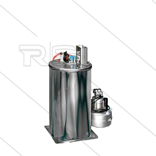Brennerkammer - Tecno.mec - 13 bis 15 l/min - 500 Bar - 230V - 64 kW - mit Flammüberwachung