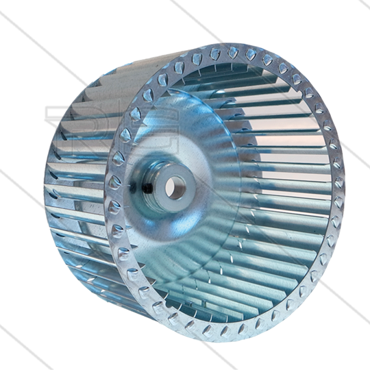 Gebläserad Brennermotor - Tecno.mec - Ø146mm - H=72,5mm - Welle Ø1/2" (12,7mm) - rechtsdrehend