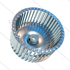 Gebläserad Brennermotor - Tecno.mec - Ø146mm - H=72,5mm - rechtsdrehend