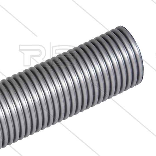 Saugerschlauch - Innen Ø38mm - Auß Ø47mm - silber - Rollenlänge 30 Meter