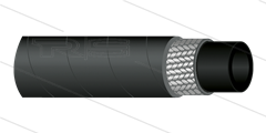 HD-Schlauch 1SC-06 (1/4&quot;) schwarz - 250 Bar - Ø12,2mm - 150°C