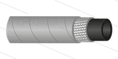 HD-Schlauch 1SC-12 (1/2&quot;) - grau - 180 Bar - Ø19,1mm - 150°C