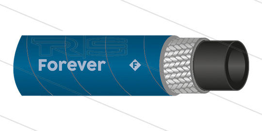 HD-Schlauch 1SCX-12 (1/2&quot;) - Forever - hoch abriebfest - blau - 180 Bar - Ø19,1mm - 150°C