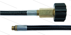NW6 Rohrreinigungsschlauch - 20m - 300 Bar - ohne Düse - max 100°C - 1/8&quot; AG x M22x1,5 HV