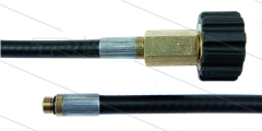 NW6 Rohrreinigungsschlauch - 25m - 300 Bar - ohne Düse - max 100°C - 1/8&quot; AG x M22x1,5 HV