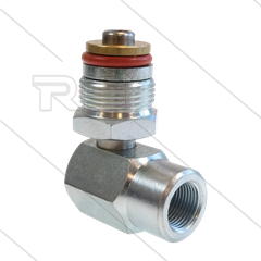 Winkeldrehgelenk - 3/8" IG x 3/4" AG - für Modell A-AL - aus Stahl - 400 bar - max 150°C