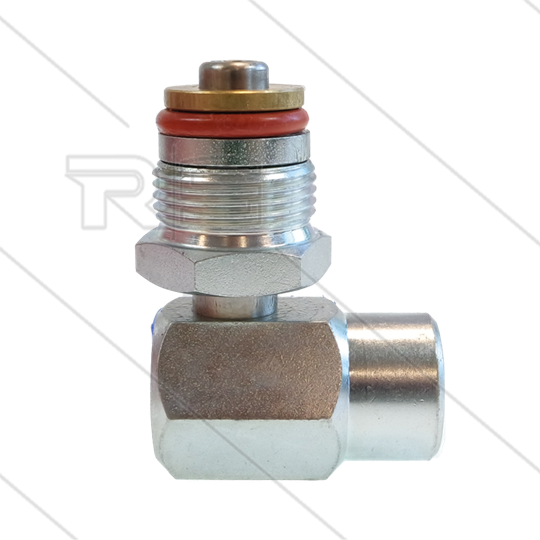 Winkeldrehgelenk - 3/8&quot; IG x 3/4&quot; AG - für Modell A-AL - aus Stahl - 400 bar - max 150°C
