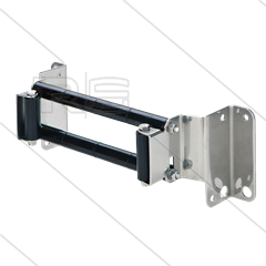 Schlauchführung EFW2 - Edelstahl 304 - für Wanddurchführung - LxBxH: 288x82x85mm