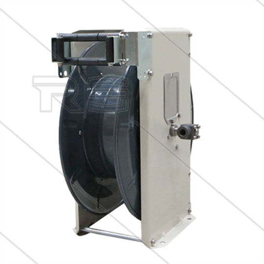 ST30/10 - Automatischer Schlauchaufroller - Stahl grau pulverbeschichtet - 300 Bar - Schlauch: 5/16"