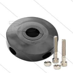 Schlauchstopper universal Ø10 bis 34mm - schwarz