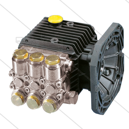 WW906A Hochdruckpumpe - 8 l/min - 70 Bar - 3400 u/min - 1,10 kW - Welle R - Serie 5 - Aluminium Kopf