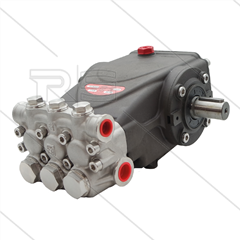 SS3B2021 Hochdruckpumpe Edelstahl - 21 l/min - 200 Bar - 1450 U/min - 8,02 kW - max 85°C - Welle R