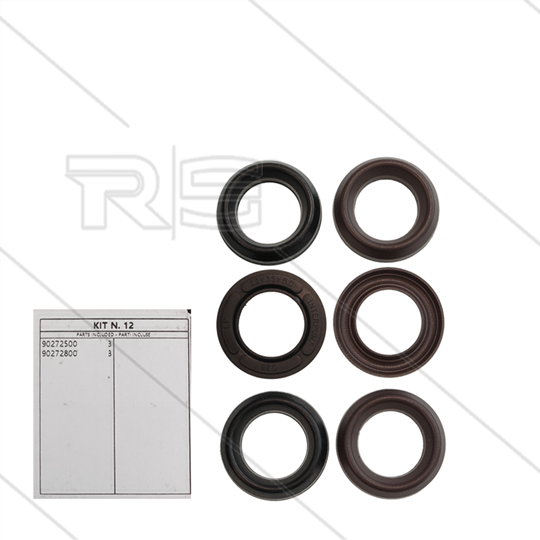 Kit 12 - Satz Hochdruck- und Niederdruckdichtungen Ø22mm (3x) - Serie Greenjet + Cleanmatic