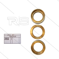 Kit 47 - Satz Messingringe + O-Ringe Ø45mm (3x)