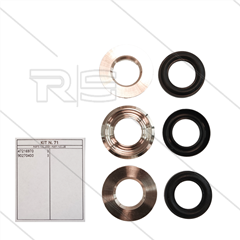 Kit 71 - Satz Messing Zwischenringe + restop-Ringe Ø20mm (3x) - Serie 47 + 48 + 69