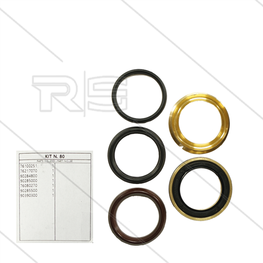 Kit 80 - kompletter Dichtsatz Ø45mm für 1 Plunger