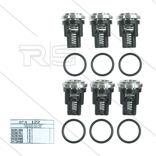 Kit 122 - Ventilsatz (6x)