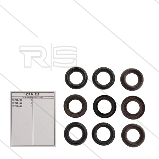 Kit 127 - Manschettensatz Ø18mm für 3 Plunger - Serie 44