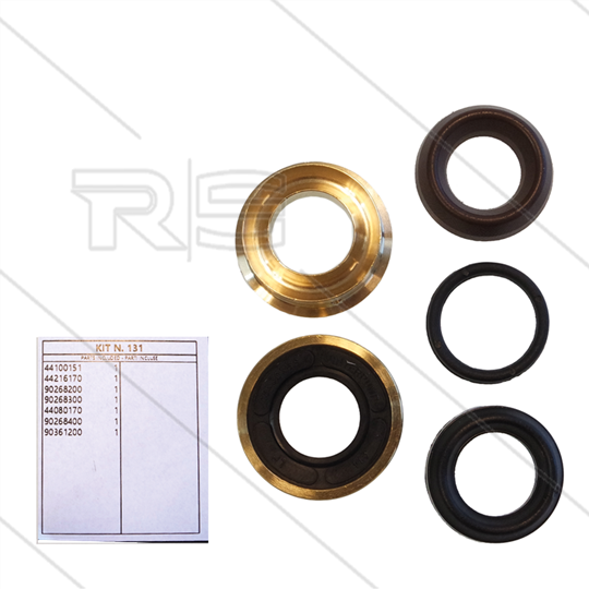 Kit 131 - kompletter Dichtsatz Ø18mm für 1 Plunger - Serie 44
