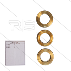 Kit 139 - Satz Messing Ringe + O-Ringe Ø18mm (3x) - Serie 51 Misting - HXM