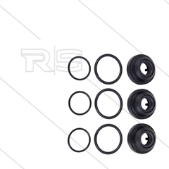 Kit 146 - Manschettensatz Ø12mm für 3 Plunger - Serie Greenjet - Cleanmatic - Bluetime