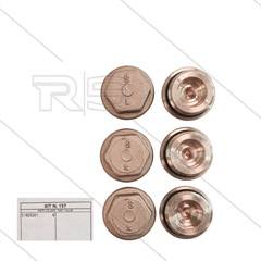 Kit 157 - Satz Ventilstopfen + O-Ring (6x) - M24x1,5x11,2- Serie 51 Misting