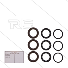 Kit 197 - Manschettensatz Ø18mm für 3 Plunger - Serie 60