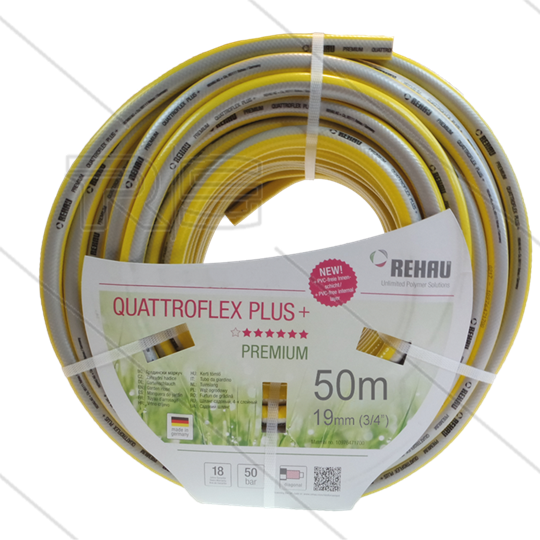 Quattroflex Plus - Niederdruckschlauch - 19mm (3/4&quot;) - 50m Rolle - Temp: -20° tot 60°C - 12 Bar