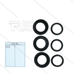 Kit 204 - Manschettensatz Ø18mm für 3 Plunger - Serie 63 HTS
