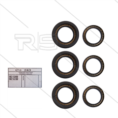 Kit 243 - Manschettensatz Ø15mm für 3 Plunger - Serie 60(V)HT