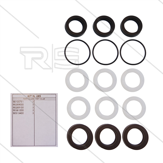 Kit 285 - Manschettensatz Ø20mm für 3 Plunger - Serie 59