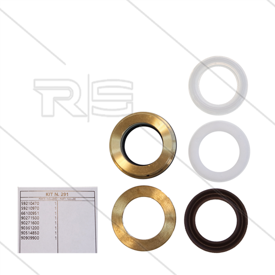 Kit 291 - kompletter Dichtsatz Ø22mm für 1 Plunger - Serie 59