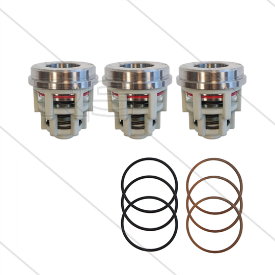 Kit 2012 - Satz Saugventile (3x) - Serie 71 + 71(V)HT + Pratissoli KF40