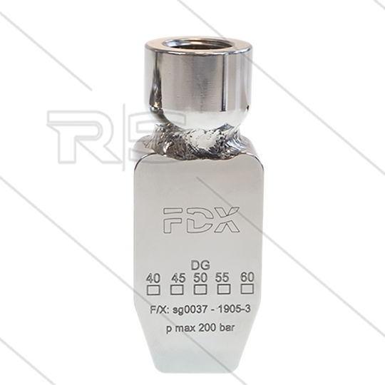 MPX-CS Pendeldüse 0.300 - VA - 3/8" IG - 16 bis 60 bar - Spritzwinkel 30° - RESTPOSTEN