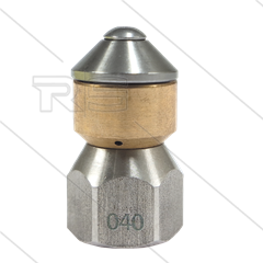 rotierende Kanaldüse - 0.040 - 3 x 0.70 - Ø19mm - 1/4&quot; IG