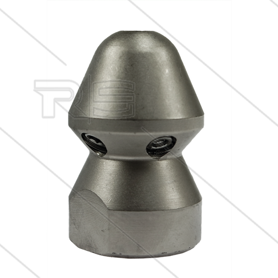 RU30 - Kanalreinigungsdüse - 0.300 - 1 x 1,00mm + 5 x 1,50mm - 300 Bar - max 160°C - 1/2&quot; IG