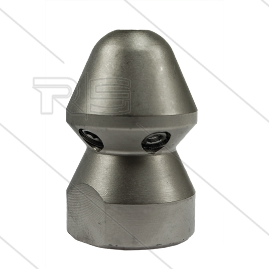 RU40 - Kanalreinigungsdüse - 0.400 - 1 x 1,50mm + 6 x 1,50mm - 300 Bar - max 160°C - 3/4&quot; IG