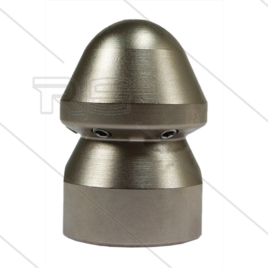 RU80 - Kanalreinigungsdüse - 0.800 - 1 x 2,00mm + 6 x 2,35mm - 300 Bar - max 160°C - 1&quot; IG