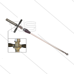 M63PA - luftbetrieben Fassreiniger - Ø50 mm - 140 Bar - 15 bis 50 l/min - Rohrlänge: 650mm