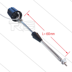 M63E - Fassreiniger - Ø50 mm - 140 Bar - 15 bis 50 l/min - Rohrlänge: 650mm - Spannung: 24V AC