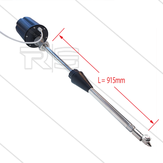 M63E - Fassreiniger - Ø45 mm - 140 Bar - 15 bis 50 l/min - Rohrlänge: 915mm - Spannung: 24V AC