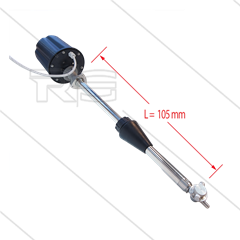 M63E - Fassreiniger - Ø50 mm - 140 Bar - 15 bis 50 l/min - Rohrlänge: 105mm - Spannung: 24V AC