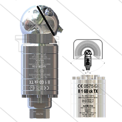 A42R-316 ATEX - selbstdrehender Tankreiniger - NSF / FDA genehmigt - 40 bis 140 Bar - 45 bis