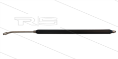 Bürstenlanze - Mosmatic - L=1250/1000mm - gebogen - VA - mit Drehgelenk - 2x 1/4" AG