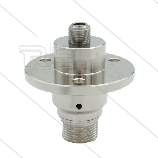 DYF Drehgelenk mit Flansch - M22x1,5 AG x M12x1 AG - max 275 Bar - max 120°C - für: FL-AER410