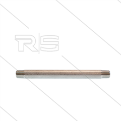 Rohrnippel - VA 316 - L=300mm - max 16 bar - 2 x 3/8" AG 