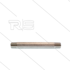 Rohrnippel - VA 316 - L=100mm - 16 bar - 2 x 1/4" AG 