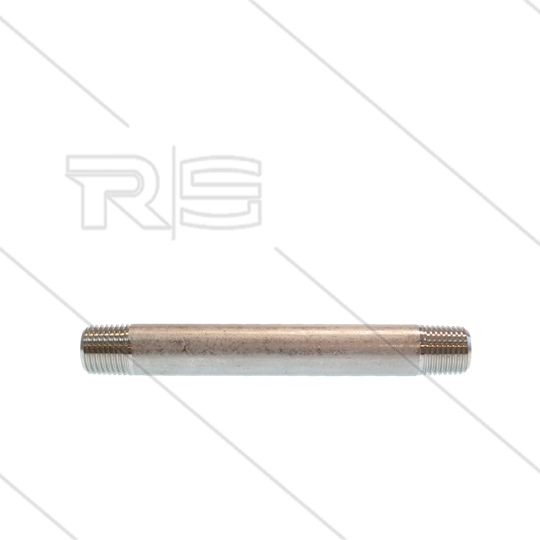 Rohrnippel - VA 316 - L=100mm - 16 bar - 2 x 1/4" AG 