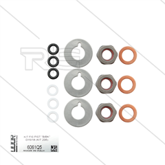Udor Kit 206 - Satz Kolbenbefestigungskit Ø15/18mm Serie B/BK 